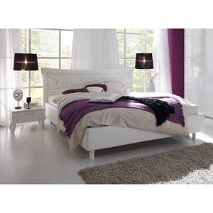 Gestoffeerd bed Sibilla kunstleer - wit - 160 x 200cm