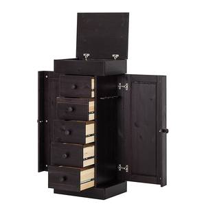 Schmuckschrank Amata Kiefer massiv - Havanna