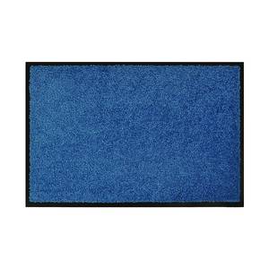 Deurmat Wash en Clean Zeeblauw - 120x180cm