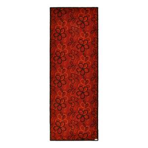 Deurmat Flower Donkerrood - 120x200cm