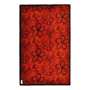 Paillasson Flower Rouge foncé - 67 x 180 cm