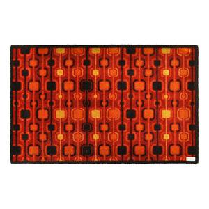 Deurmat Funky Donkerrood - 50x70cm