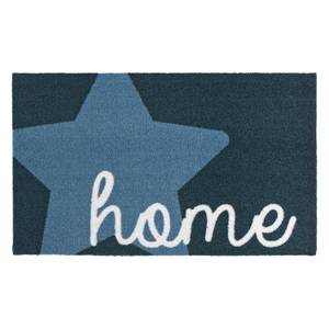 Deurmat Star Home kunstvezel - Briljant blauw