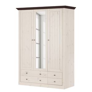 Kast Lyngby III massief grenenhout - wit