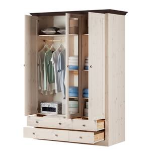 Kast Lyngby III massief grenenhout - wit