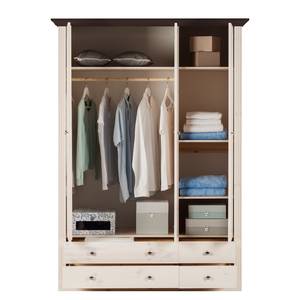 Kast Lyngby III massief grenenhout - wit