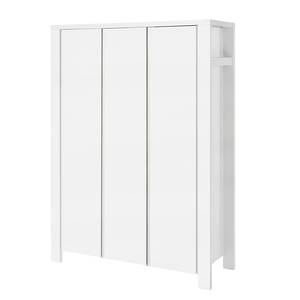 Schrank MILANO Melamin Dekor - Dekor Weiß - MDF weiß lackiert - Largeur : 140 cm