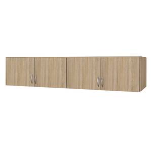 Kast opzetstuk Case Sonoma eikenhouten look - opzetstuk breedte: 136cm - 3-deurs