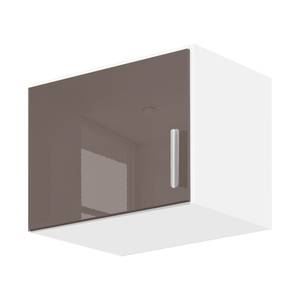 Rangement pour armoire Celle Blanc alpin / Gris lava brillant - Largeur : 47 cm