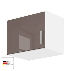 Rangement pour armoire Celle Blanc alpin / Gris lava brillant - Largeur : 47 cm