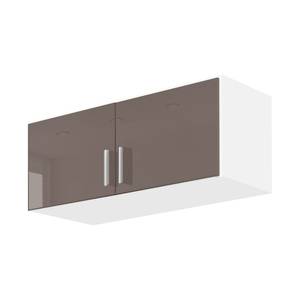 Modulo armadio Celle Bianco alpino/Color grigio lava lucido - Larghezza: 91 cm