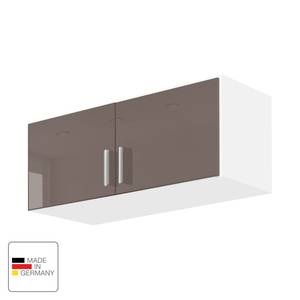 Modulo armadio Celle Bianco alpino/Color grigio lava lucido - Larghezza: 91 cm