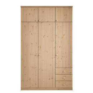 Kast opzetstuk Ribe geloogd grenenhout - Breedte: 150 cm - 3 deuren