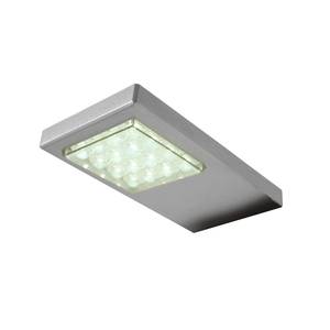 Illuminazione da armadio Square (set 2) Grigio - Metallo - 4 x 1 x 15 cm