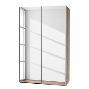 Armoire portes coulissantes Soft Smart 2 Imitation chêne de Sanremo - Largeur : 120 cm