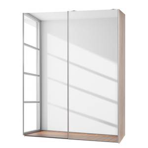 Armoire portes coulissantes Soft Smart 2 Imitation chêne - Largeur : 150 cm