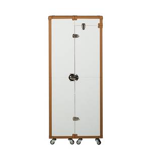 Malle-armoire Cosmopolitan Blanc cassé