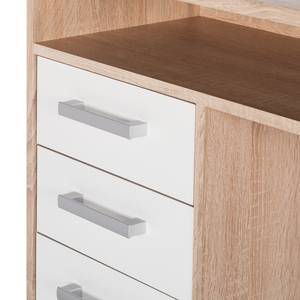 Bureau Alnor Sonoma eikenhoutkleur/wit