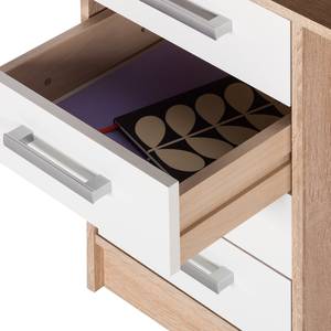 Bureau Alnor Sonoma eikenhoutkleur/wit