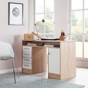 Bureau Alnor Sonoma eikenhoutkleur/wit