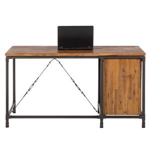 Bureau Atelier deels massief acaciahout/metaal