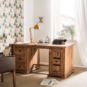 Bureau Bombay Sheesham massif - Couleur bois