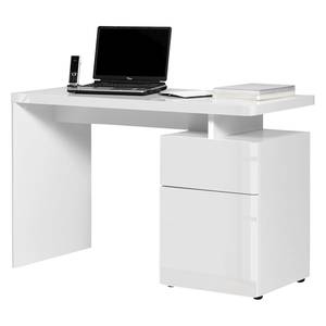 Schreibtisch Cuuba Libre 120 Hochglanz Weiß - Hochglanz Weiß