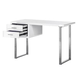 Schreibtisch Desky Hochglanz Weiß