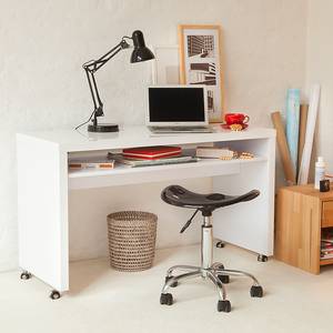 Schreibtisch Freelance II Hochglanz Weiß