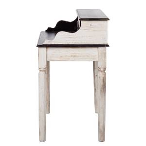 Bureau Goa White Acacia / Manguier partiellement massif - Blanc