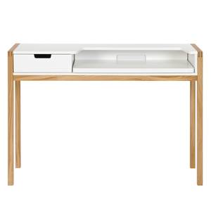 Bureau Halling (extensible) Chêne sauvage partiellement massif - Chêne sauvage / Blanc