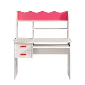 Schreibtisch Lilou Weiß/Pink