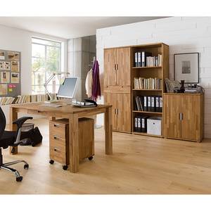 Bureau Lumberjack II geolied massief eikenhout