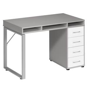 Bureau Magic VI Gris platine / Blanc