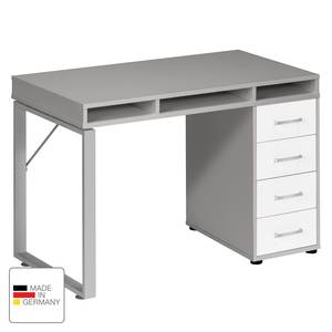 Schreibtisch Magic VI Platingrau / Alpinweiß