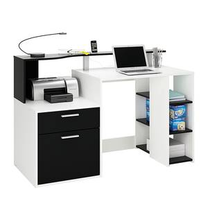 Schreibtisch Marseille Weiß/Schwarz