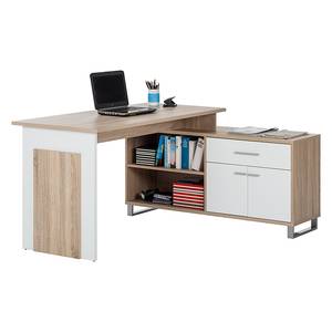 Schreibtisch Maxim Sonoma Eiche Dekor/Weiß
