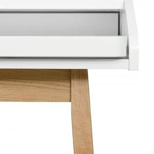 Bureau Melville deels massief eikenhout - eikenhout/wit