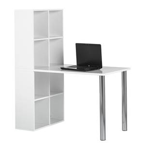 Bureau avec étagère Nizza Blanc