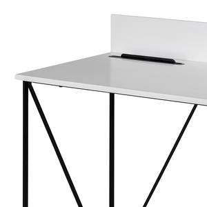 Schreibtisch Tell Weiß / Schwarz - Weiß / Schwarz