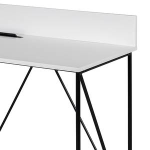 Schreibtisch Tell Weiß / Schwarz - Weiß / Schwarz