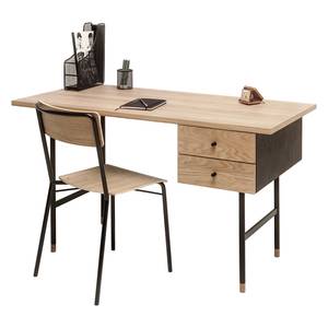 Bureau Peeri Marron - Bois manufacturé - 130 x 75 x 65 cm