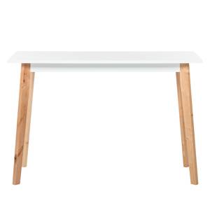 Bureau Raven Bouleau massif/Blanc