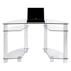 Bureau SR C 230 glas/metaal - zilverkleurig