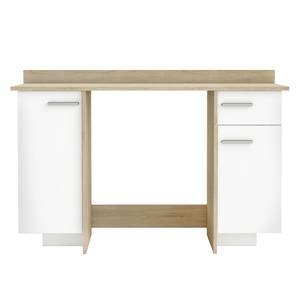 Bureau Tale Blanc / Imitation chêne Sonoma