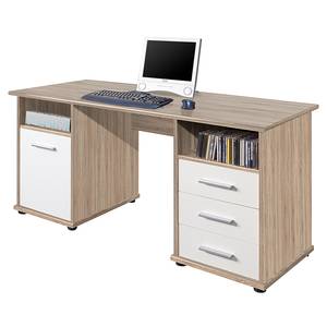 Bureau Verano Imitation chêne Sonoma / Blanc