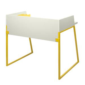 Schreibtisch Volga Weiß / Gelb
