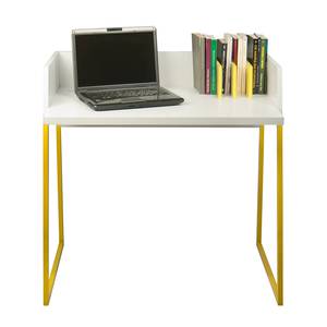 Schreibtisch Volga Weiß / Gelb