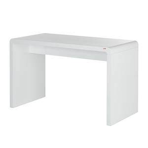 Schreibtisch White Club 125cm x 60cm - Hochglanz/Weiß Dekor