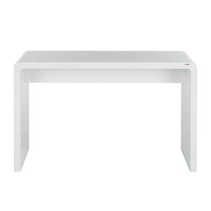 Schreibtisch White Club 125cm x 60cm - Hochglanz/Weiß Dekor